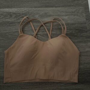 Lululemon Tan Strappy Bralette